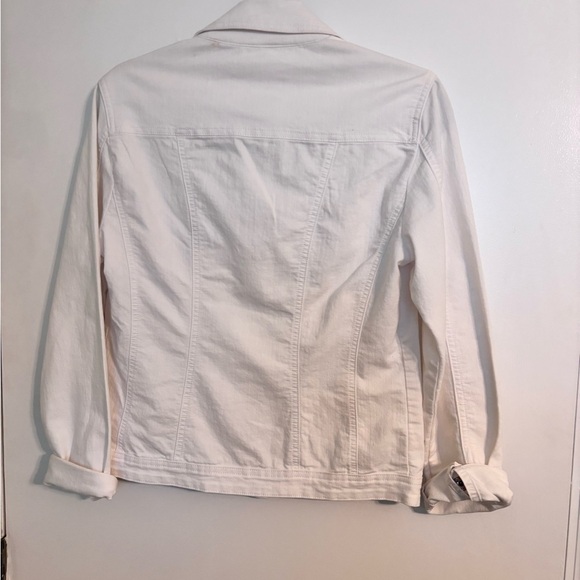 Live a Little Cream Jean Jacket - Picture 3 of 6